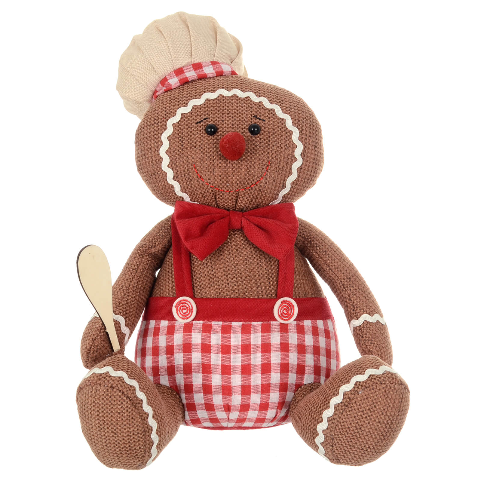 Gingerbread man 33cm figure with spoon